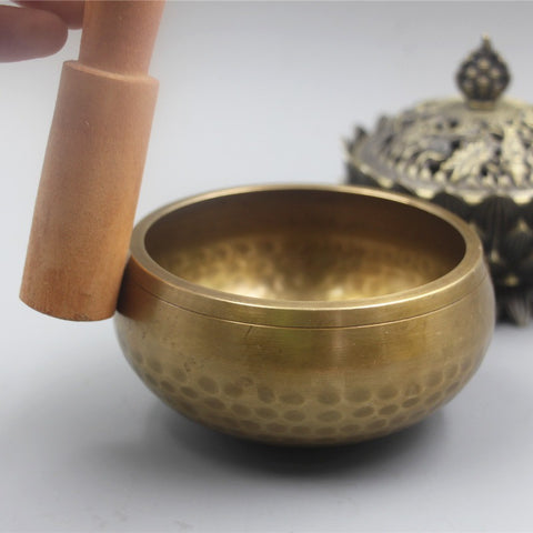 Nepal Handmade Copper Singing Bowl Buddha Sound Bowl Yoga Bowl Meditation Bowl Turning Sutra Bowl SPA Sound Therapy m3331267