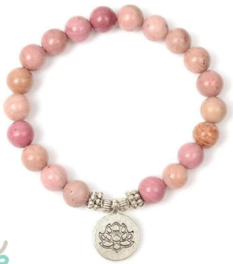 108 powder crystal bracelets, necklace lotus pendant bracelet Buddha bead necklace m3331299