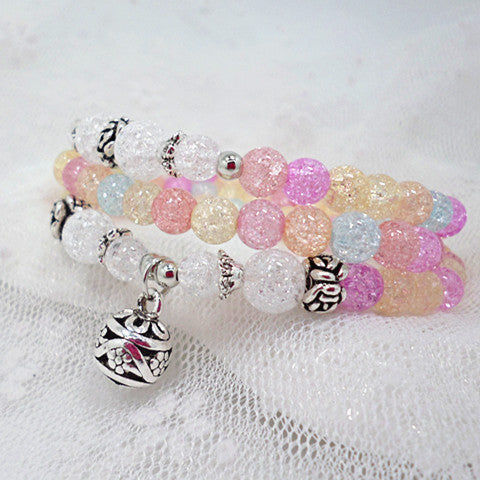 Natural stone crystal bracelet female Wangfu stone agate garnet m3331298