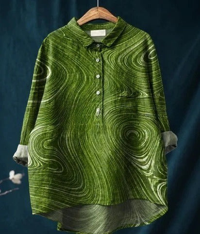 Beauty animal poultry retro print shirt m302888