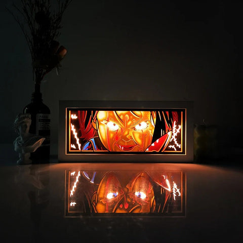 ONE PIECE Dragon Ball Hokage Paper Carving Lamp Photo Frame