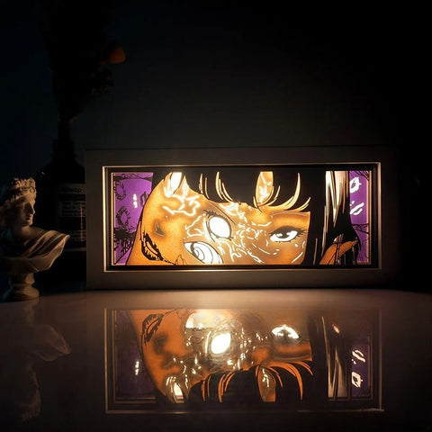 ONE PIECE Dragon Ball Hokage Paper Carving Lamp Photo Frame