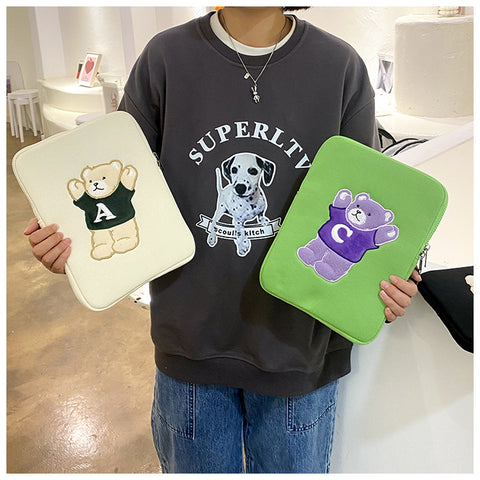 Cute Storage AC Bear iPad Notebook 13-15 Inch Tablet Bag Sleeve Sleeve m3330820