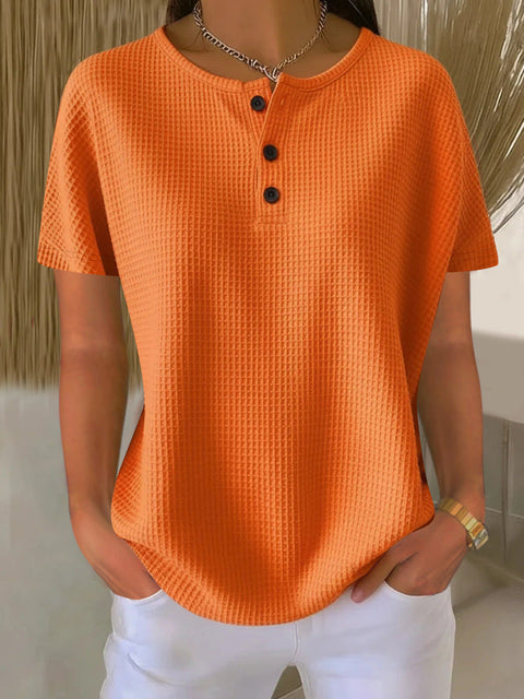 new solid color pullover loose top m302204