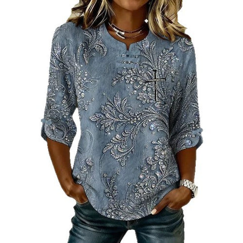 Women's floral print top m302985