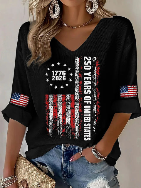Summer V-neck short-sleeved top 3D digital printing women's casual short-sleeved m302655