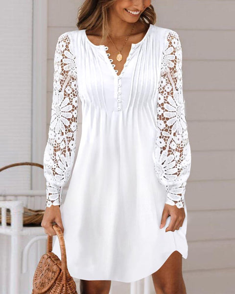 Lace long sleeve dress m300734