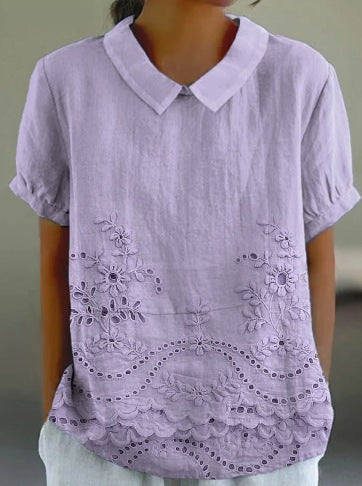 Summer wind short-sleeved printed pullover m301619