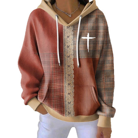Ladies hooded sweater m302225