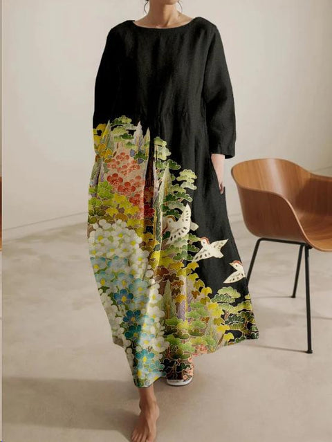 Crew neck sweet women's dress new dress m301069