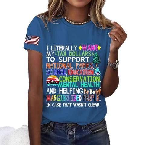 3D digital printing casual trend short sleeve women's clothing m301219