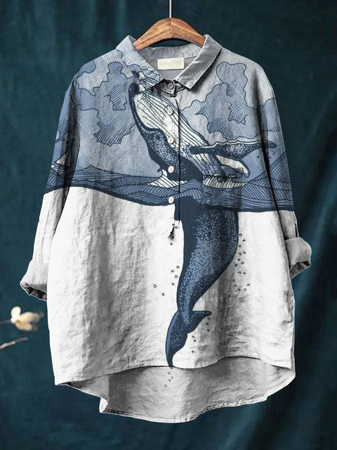 Loose printing crew neck casual large size women's T-shirt m301279