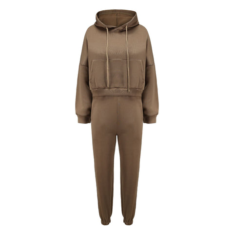 Autumn and winter women's new casual sweater jacket sports suit women's m301803