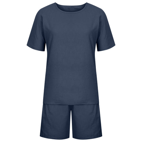 New suit fashion temperament loose short-sleeved shorts two-piece set m301179