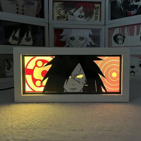 Naruto anime Paper Carving Lamp Photo Frame