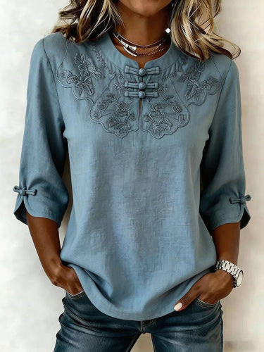 Women's floral print top m302985