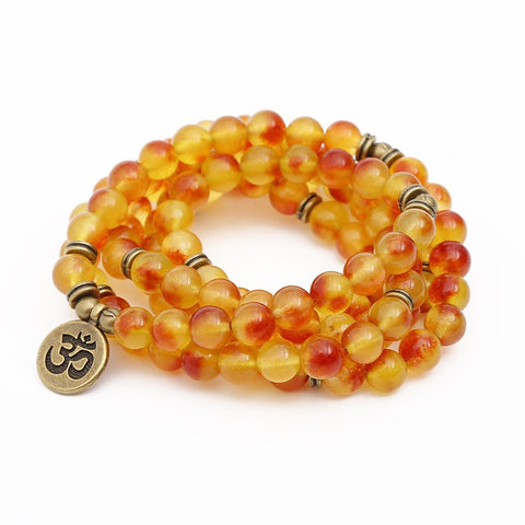 8Mm new Amazon bracelet 108 Buddha beads lotus multi-circle bracelet tree of life pendant item sweater chain m3331309