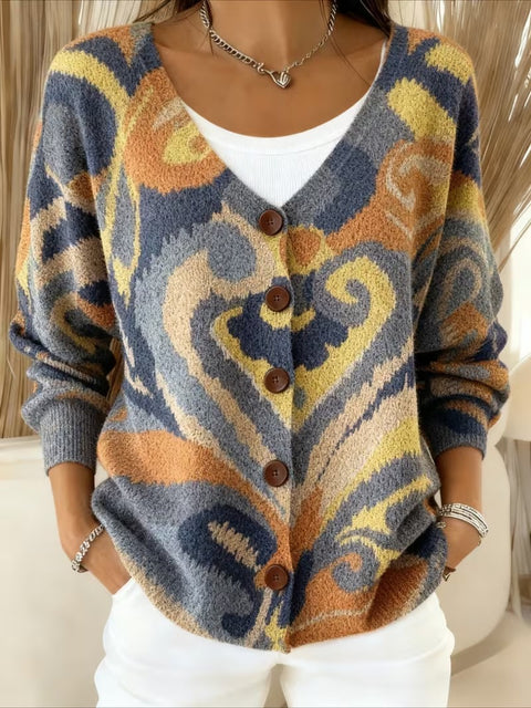 Knitted hooded cardigan sweater jacket fashion women's clothing m302657