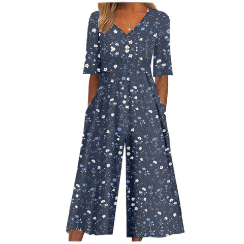 Women's suspender long dress 3D digital printing large size temperament onesie m302780