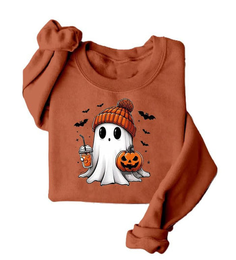 Women's V-neck long sleeve horror red graffiti 3D digital printing m301556