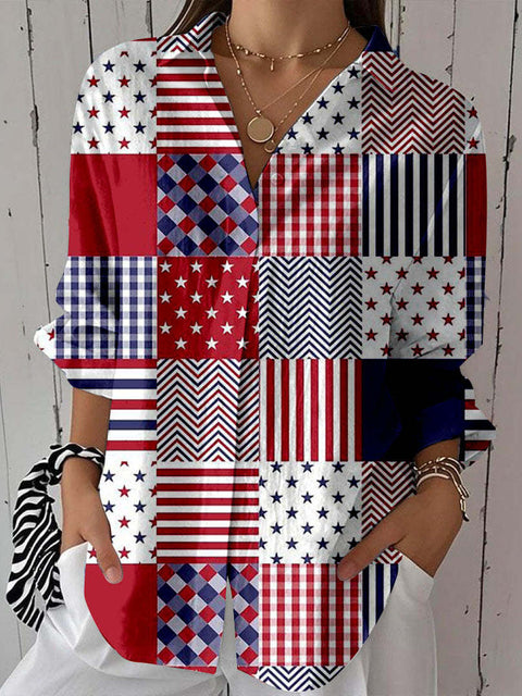 Spring and Autumn Printed Shirt m301705