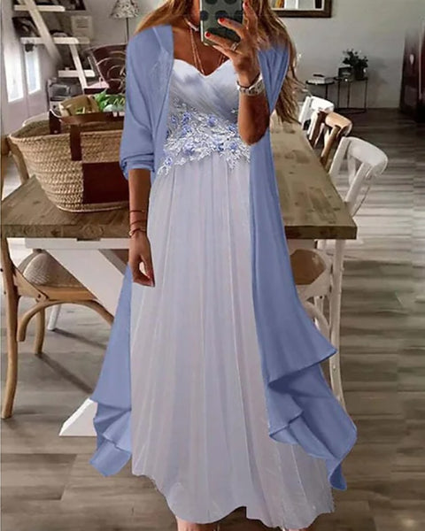 Holiday suspender long skirt Indian style swing skirt two-piece set m302893