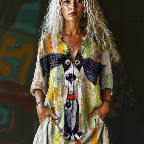 women's large size summer women's casual floral shirt women's small daisy shirt 3D printed shirt m301735