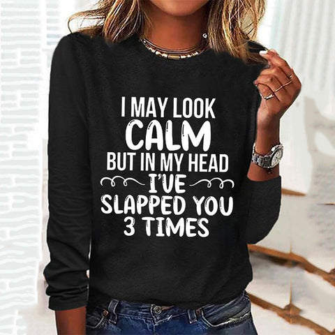 Digital printing long-sleeved autumn T-shirt women's color-changing T-shirt women's m300755