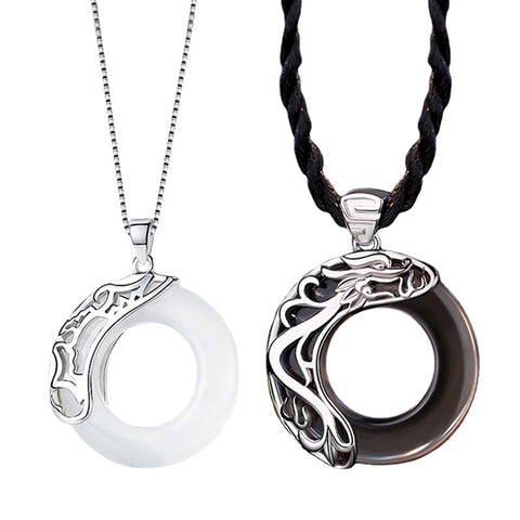 Sun, Moon and Stars Necklace Simple Retro Pendant m3331241