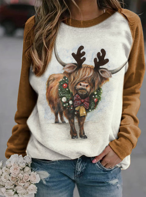 Shoulder long-sleeved women's sweater casual pullover m301750