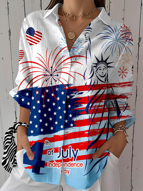 Spring and Autumn Printed Shirt m301705