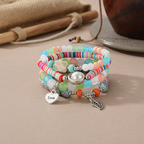 New Bohemian Bracelet Creative Tassel Multi-layer Beaded Bracelet m3331286