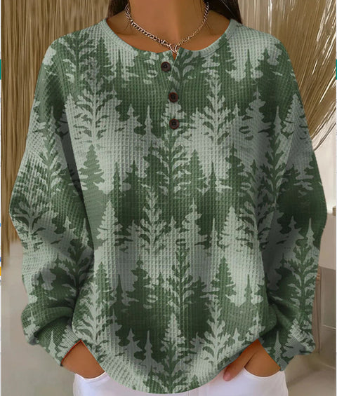 Casual stand-up collar POLO long-sleeved top m302619