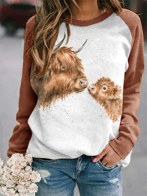 Shoulder long-sleeved women's sweater casual pullover m301750