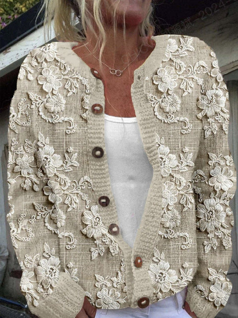 New 3D digital printing cardigan jacket women's clothing m301669