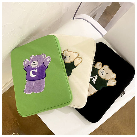 Cute Storage AC Bear iPad Notebook 13-15 Inch Tablet Bag Sleeve Sleeve m3330820