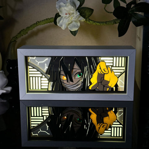 ONE PIECE Dragon Ball Hokage Paper Carving Lamp Photo Frame