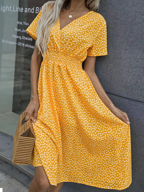 Summer small floral print dress m302706