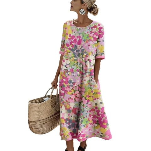 Short Sleeve Women's Loose Skirt Women's m303027