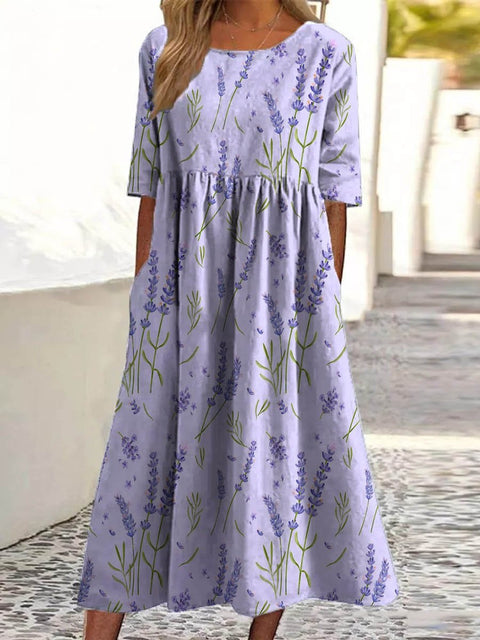 Fashion digital printing big wide dress m303009