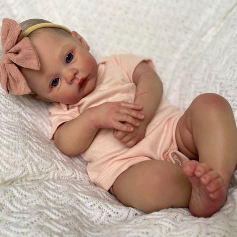 NPK simulation soft rubber cute cloth body doll m3331134
