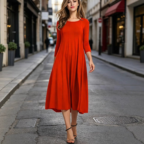 Holiday skirt large size thin dress loose cover meat thin m302920