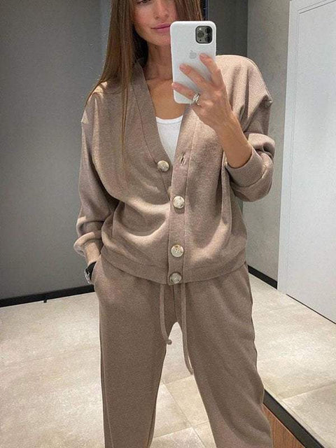 Hot Sale Casual Sports Suit Cardigan Top Women's Clothing m302072
