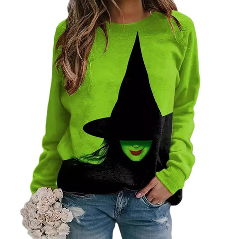 Halloween Magic Wicked Witch, Printed Sweater M800001