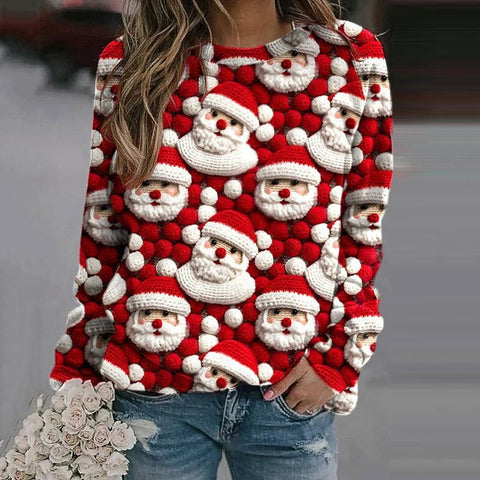 3D digital printing European and American women pullover casual urban shoulder plugs m302123