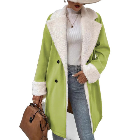 Women's temperament Casual commuter woolen jacket Women's m302108