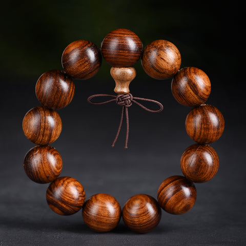 Black rosewood bracelet Wooden Buddha bead bracelet Men's cultural play Buddha beads Women's couple jewelry Bead rosary bead play m3331321