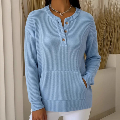 Pullover V-neck long-sleeved top women's m302268