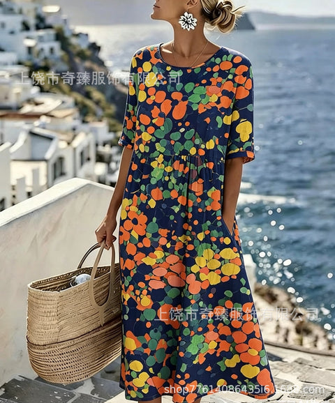 Short Sleeve Women's Loose Skirt Women's m303027