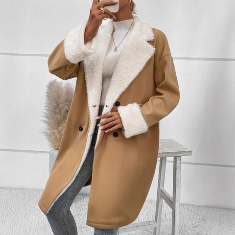 Women's temperament Casual commuter woolen jacket Women's m302108